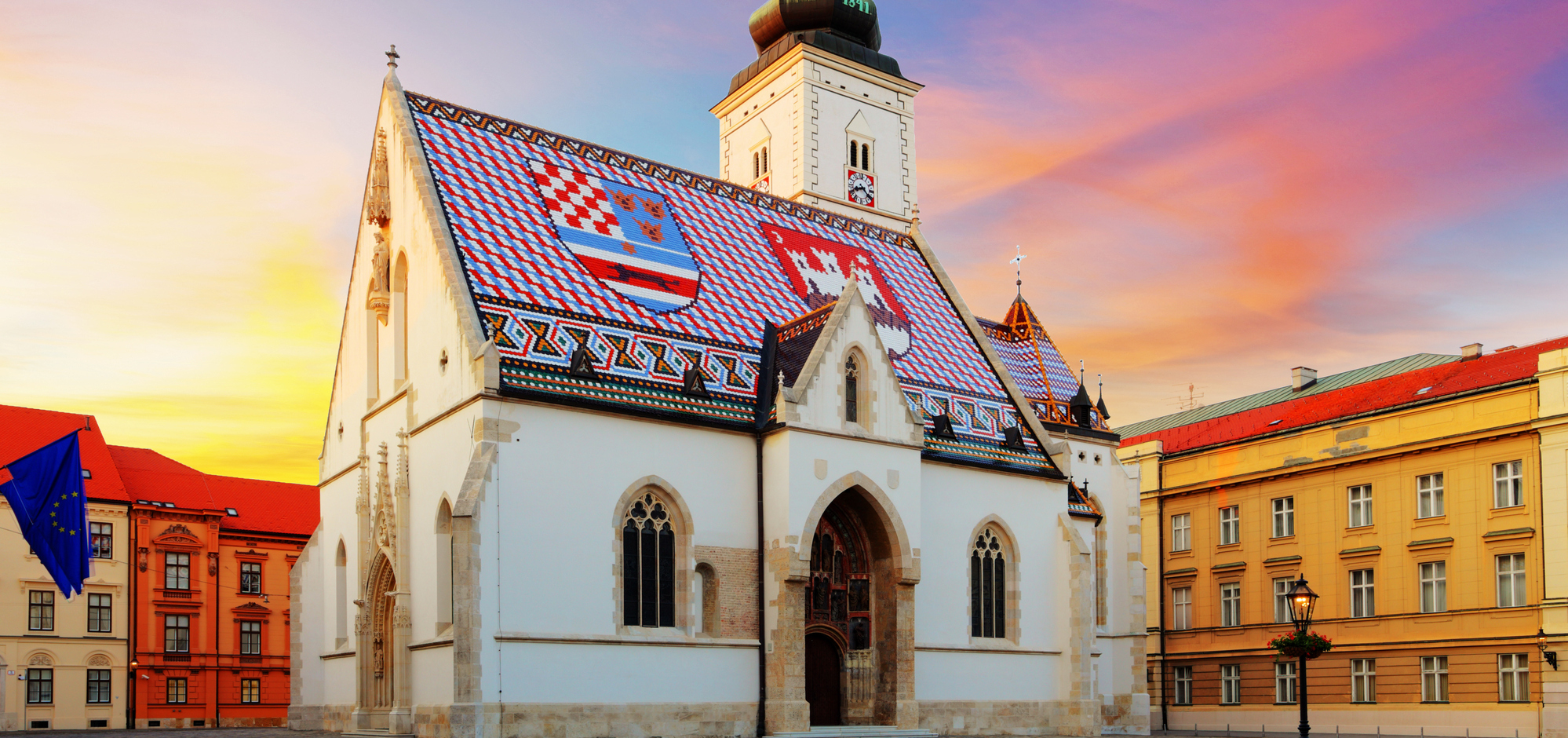 Croatia Zagreb Saint Mark Church
